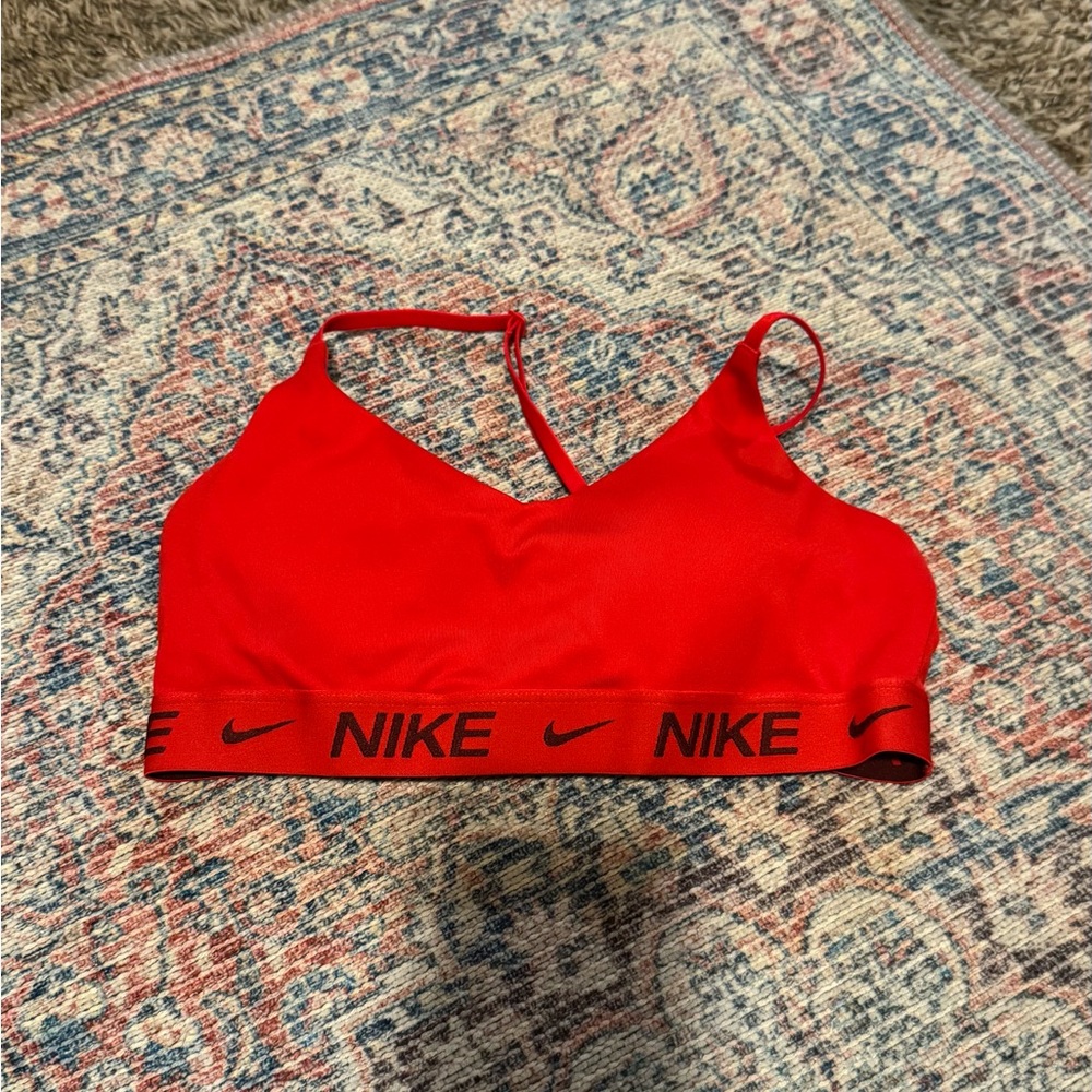 Nike Women's Vibrant Red Sports Bra
